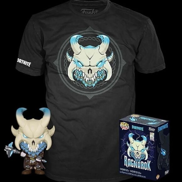 Funko Pop & Tee T-Shirt Bundle Fortnite Ragnarok - Picture 4 of 8
